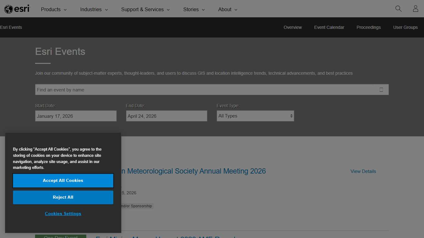 Esri Events GIS & Location Intelligence Trends